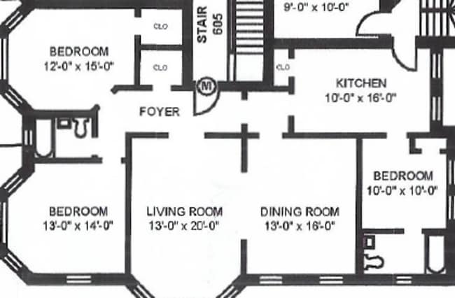 Floorplan - 605 Hinman