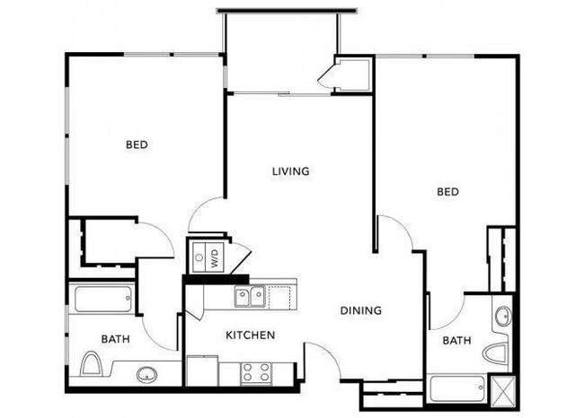 Plan B (Ticino) floor plan Living at NoHo - Ticino at NoHo