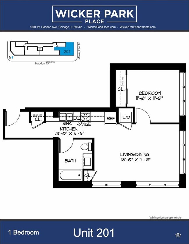 Building Photo - Brand New 1 Bed in Wicker Park. 12' Ceilin...