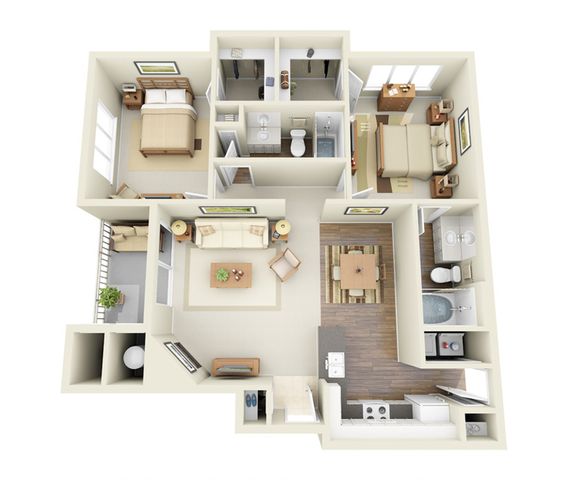 Floorplan - Lambertson Farms Apartment Homes