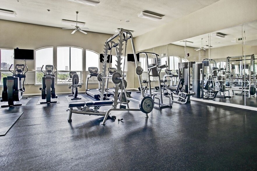 Onsite gym available to residents - 7575 Kirby Dr