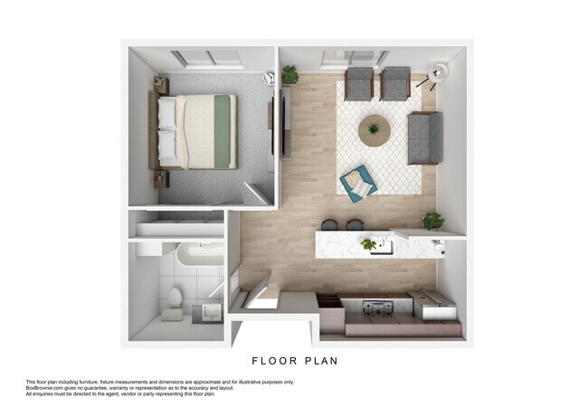 Floorplan - Bookmark Apartments