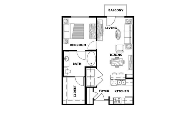 Floorplan - Terraces at Paseo Colorado