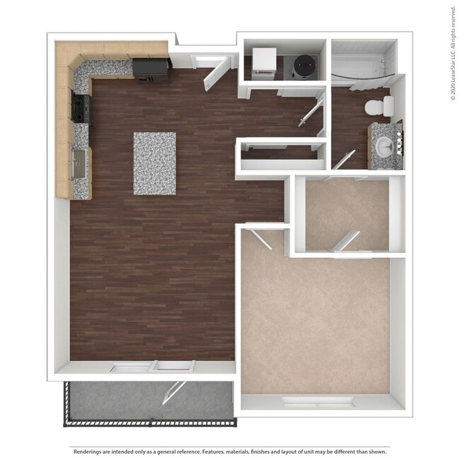 Floorplan - The Piedmont Apartments
