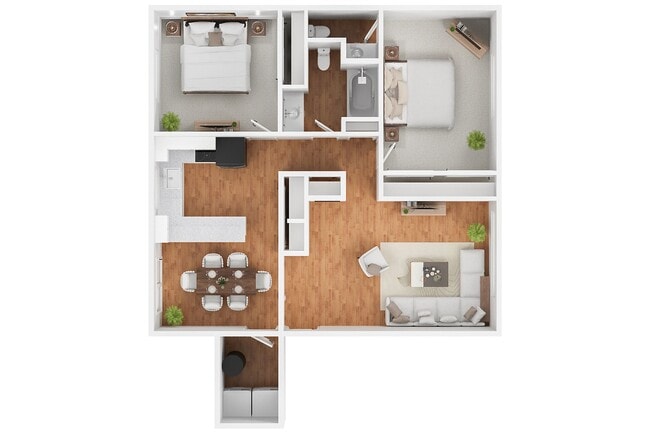 Building Photo - One of the largest 2 bedrooms in the area with 1.5 bathrooms and 1100 square feet plus your own l...