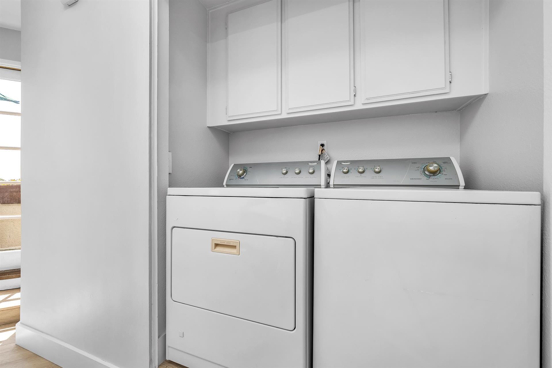 Washer and dryer. In unit - 1412 N Crescent Heights Blvd