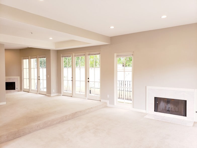 Dining room into living room - 723 S Broadway