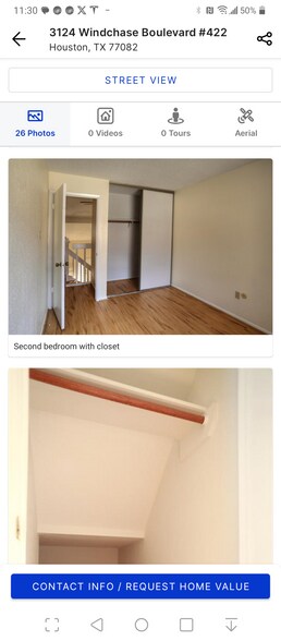 Plenty of storage space in the bedrooms. - 3124 Windchase Blvd