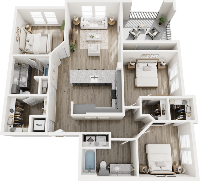 Floorplan - Sunstone Apartments