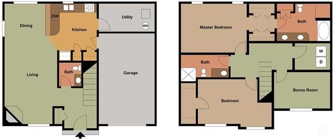 2 Bedroom 2 1/2 Bath - Hedstrom Manor Estates