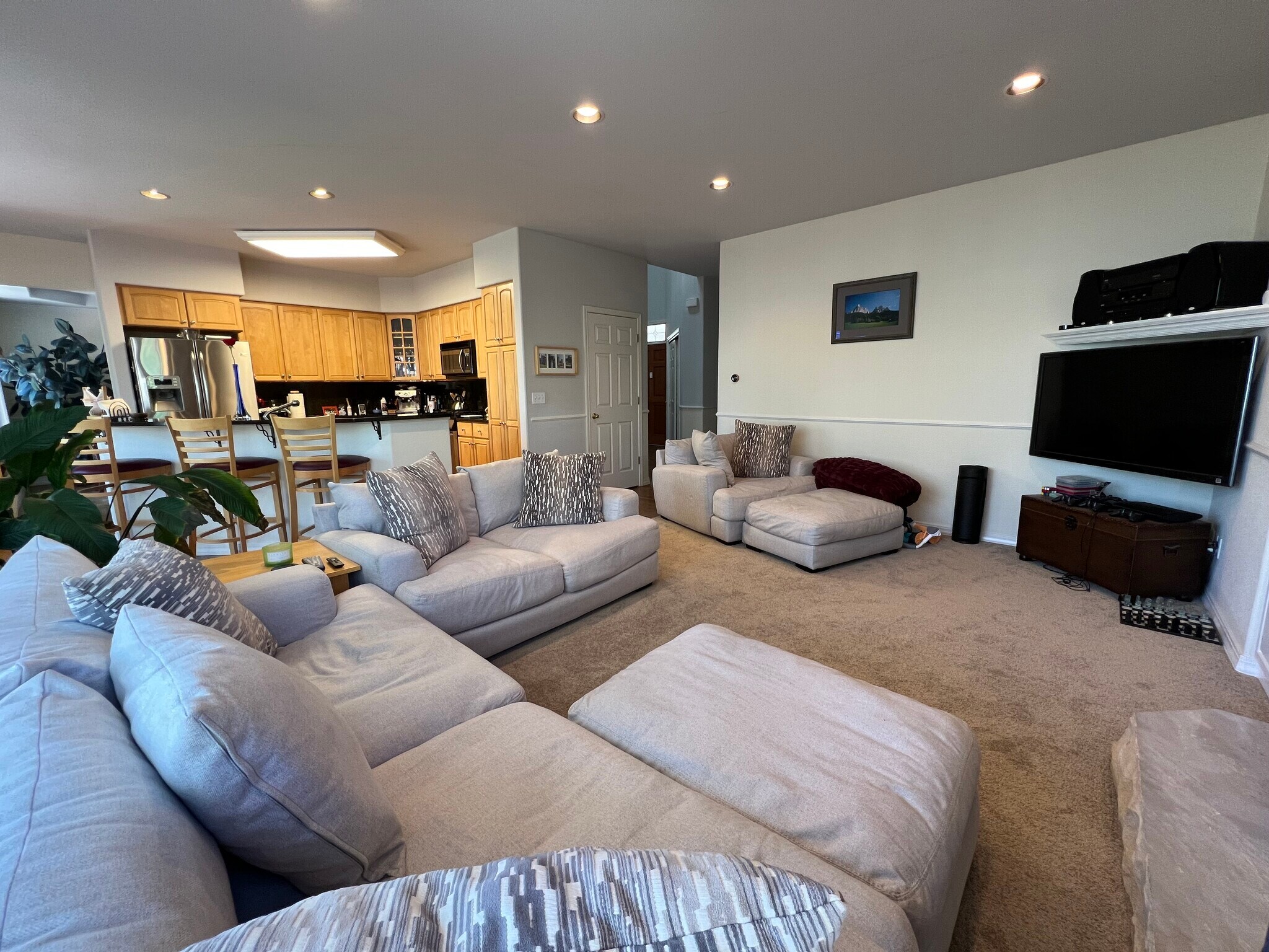Family Room and Kitchen - 4150 S Hampton Cir