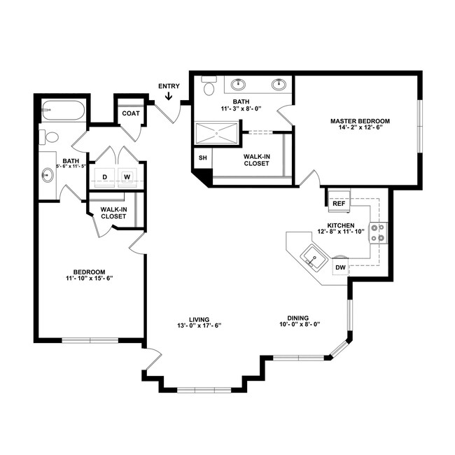 Floorplan - Cornerstone Apartments