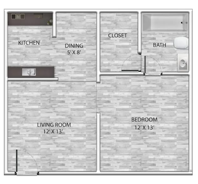 Interior Photo - Albion Apartments
