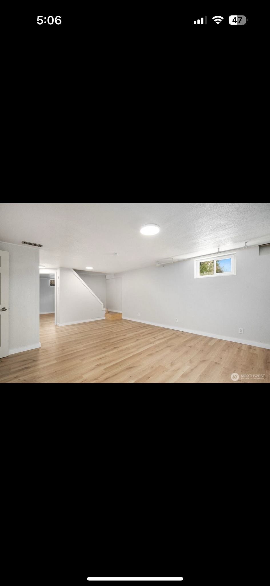 Basement living room - 520 S Wilbur Ave
