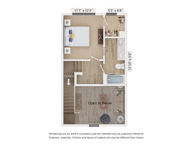 Floorplan - Hamlet at Avalon Park - Homes and Townhomes for Rent