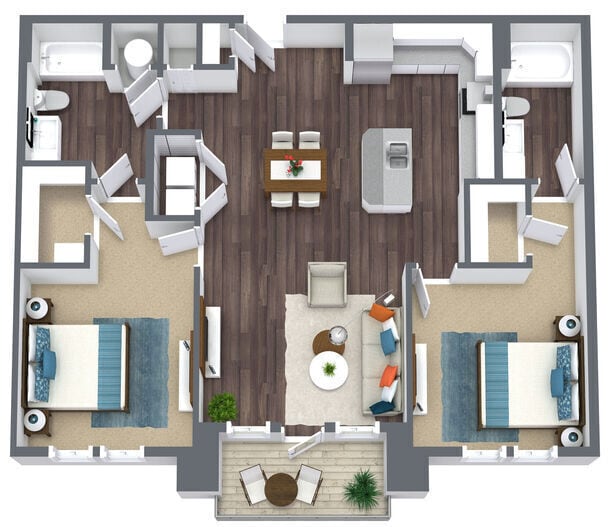 Floorplan - The Villas at Trevi Village