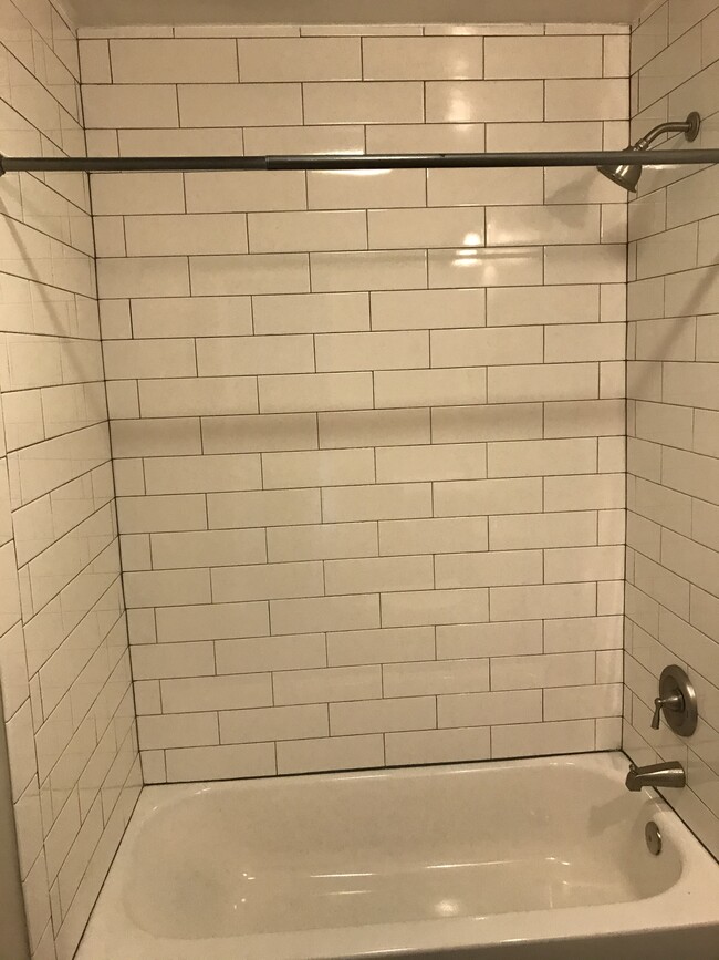 New tile shower - 125 Prospect S Ave