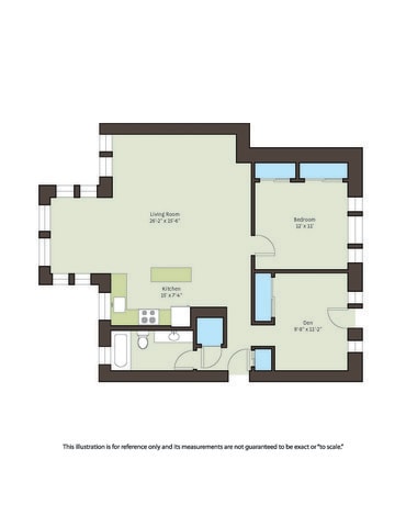 Floorplan - 5400-5408 S. Ingleside Avenue