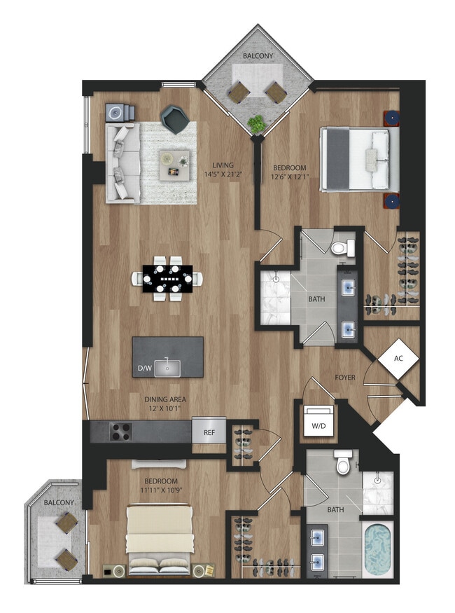 Floorplan - Bezel Miami Worldcenter