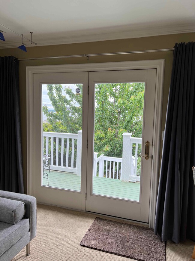 balcony double doors - 217 Middlefield Rd