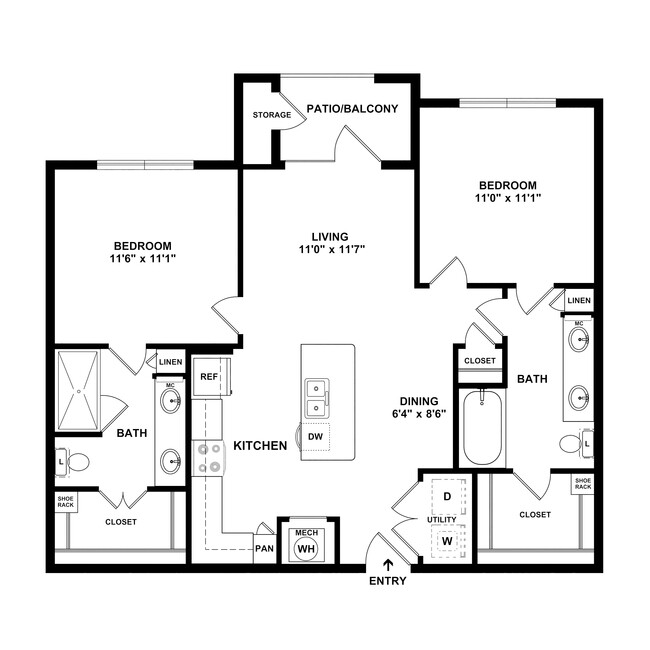 Floorplan - Palladium East Foster