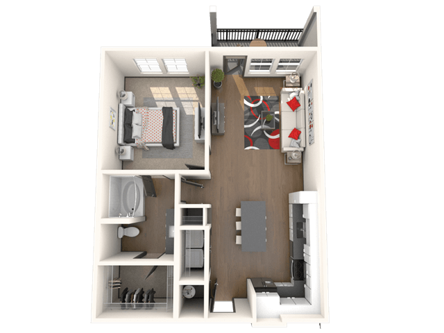 Floorplan - Bluebird Row Apartments