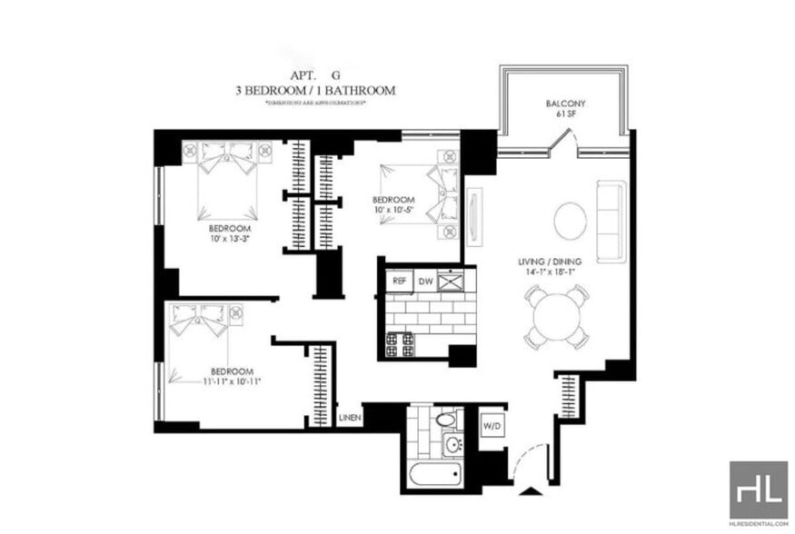 Building Photo - 3 bedroom 1 bathroom WEST 93 STREET