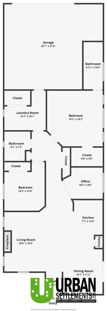 Building Photo - Single Story home with 2 bed and office fo...