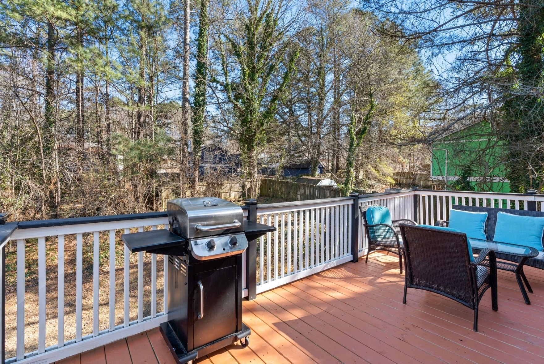 Backyard Deck - 5300 Forest Downs Ln