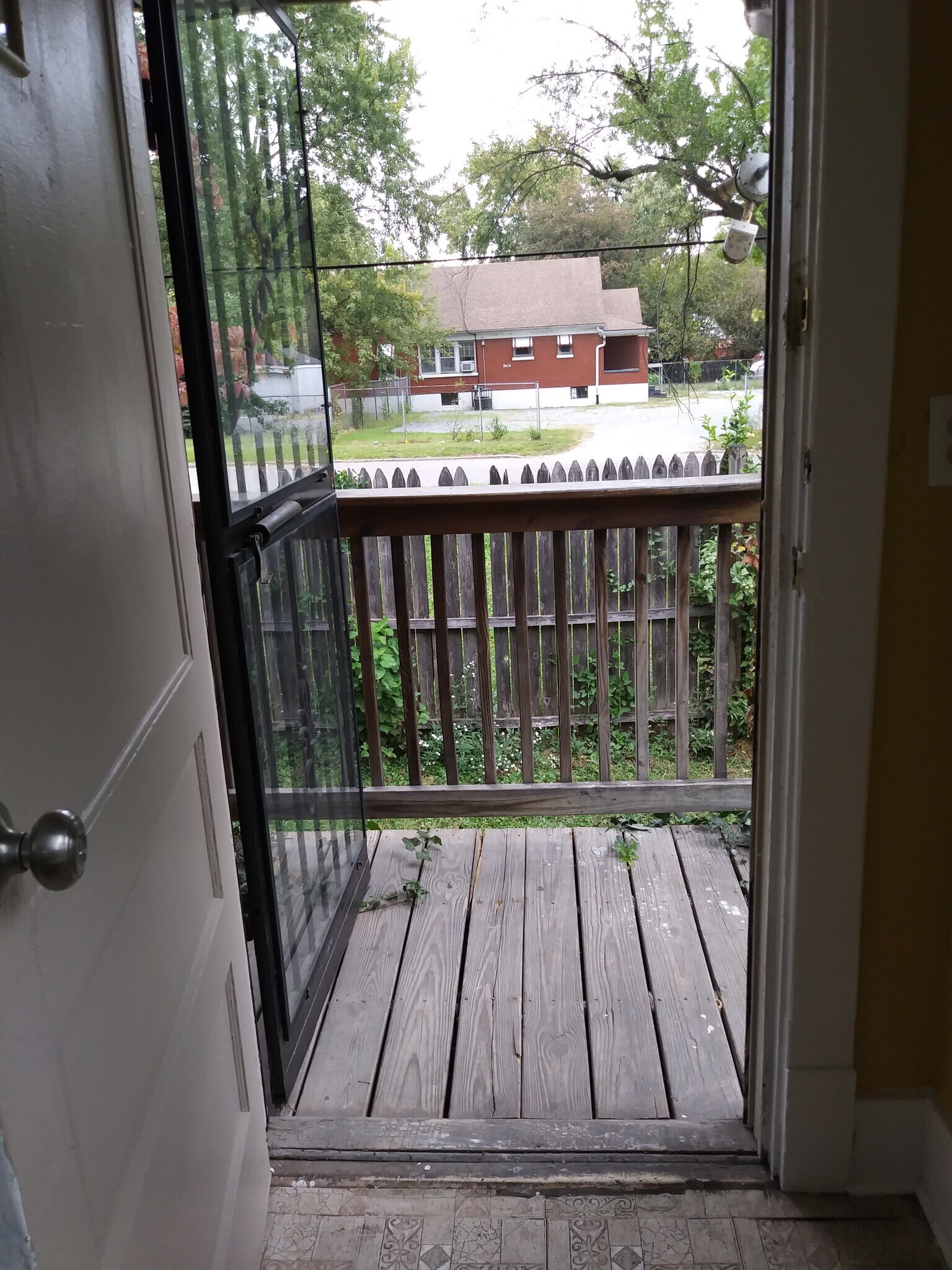 Back door to porch - 2305 7th Street Rd