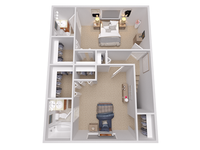 Explore this thoughtfully designed floor plan, perfect for stylish and comfortable living. - Greenbriar Commons