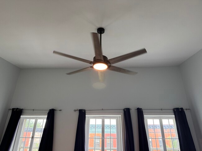 Master bedroom; Ceiling fan installed this year - 918 N. Calvert Street