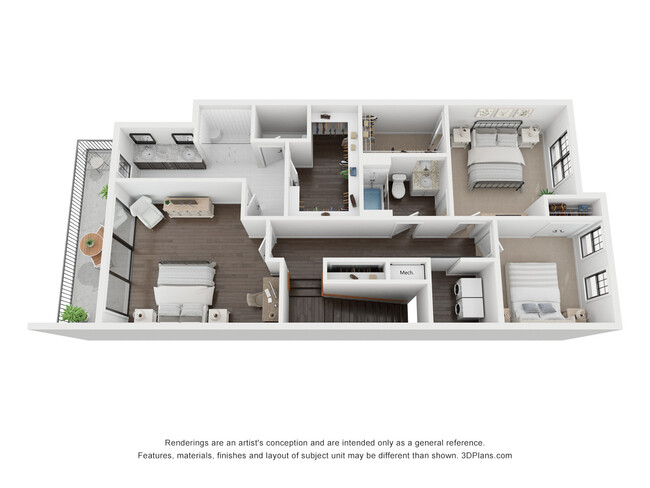 Eastern Plan Upstairs Floor - Cedar Walk