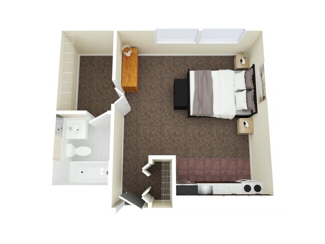 Floorplan - Walker Court Apartments