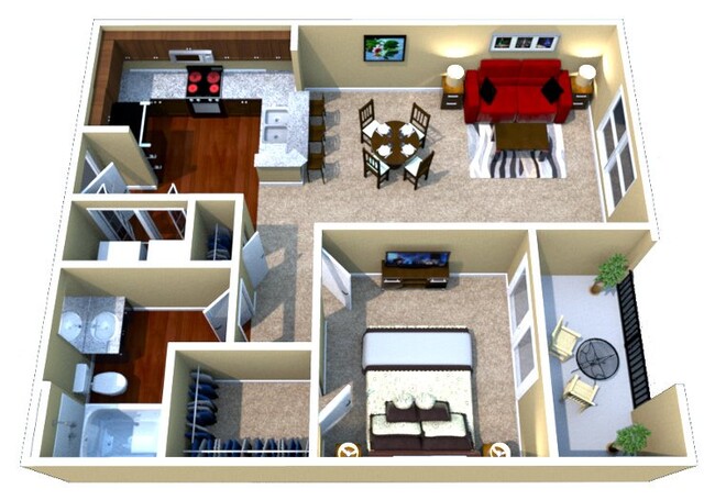 Floorplan - The Aidan Apartments