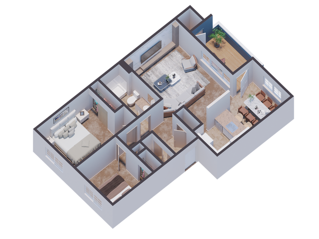Floorplan - Wintercrest Apartments