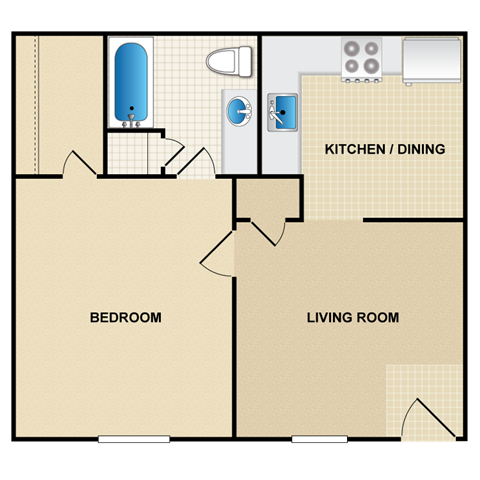 Floorplan - Millcreek Woods Apartment Homes