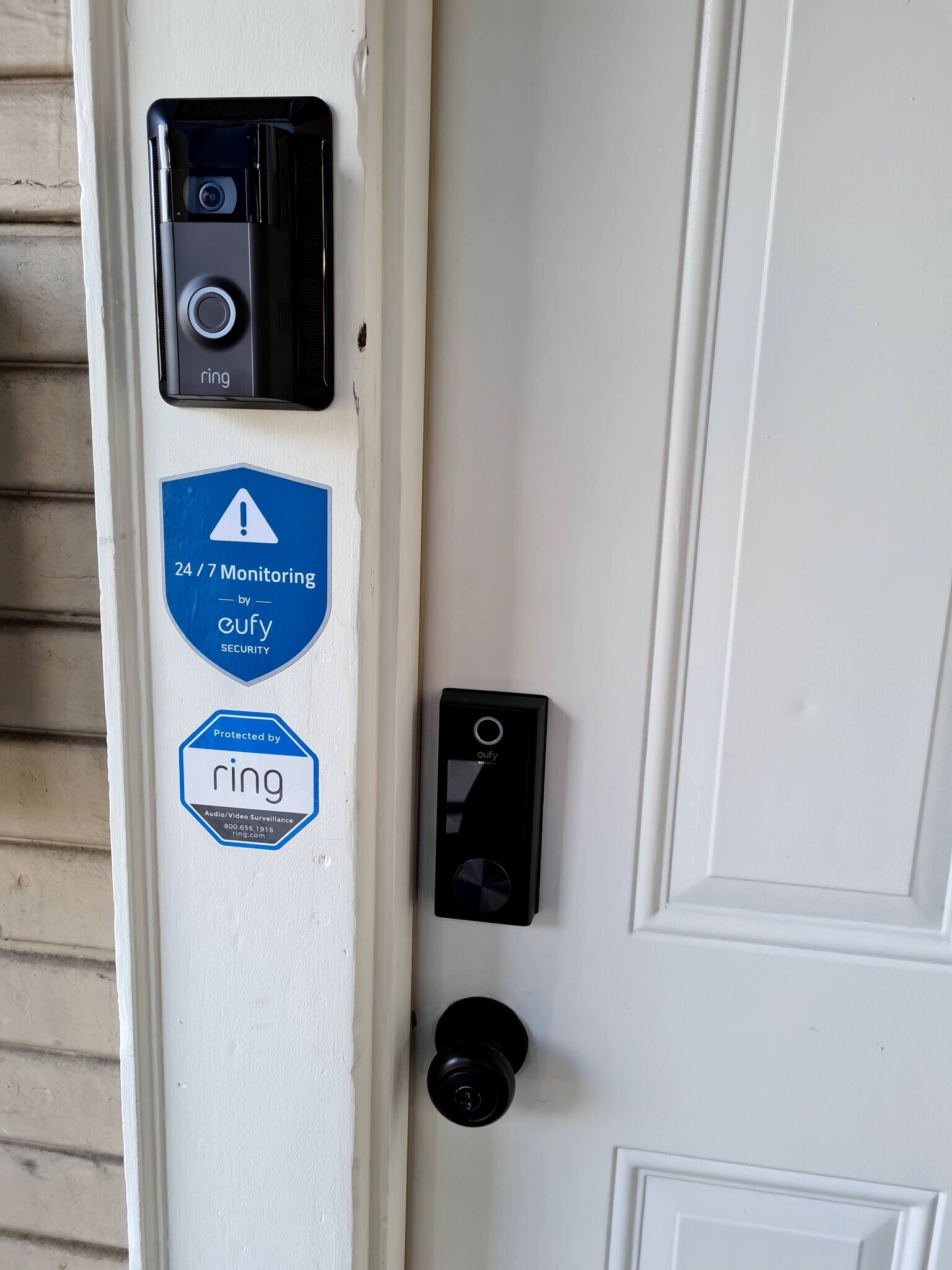 Ring doorbell and keypad lock - 135 E Reed St