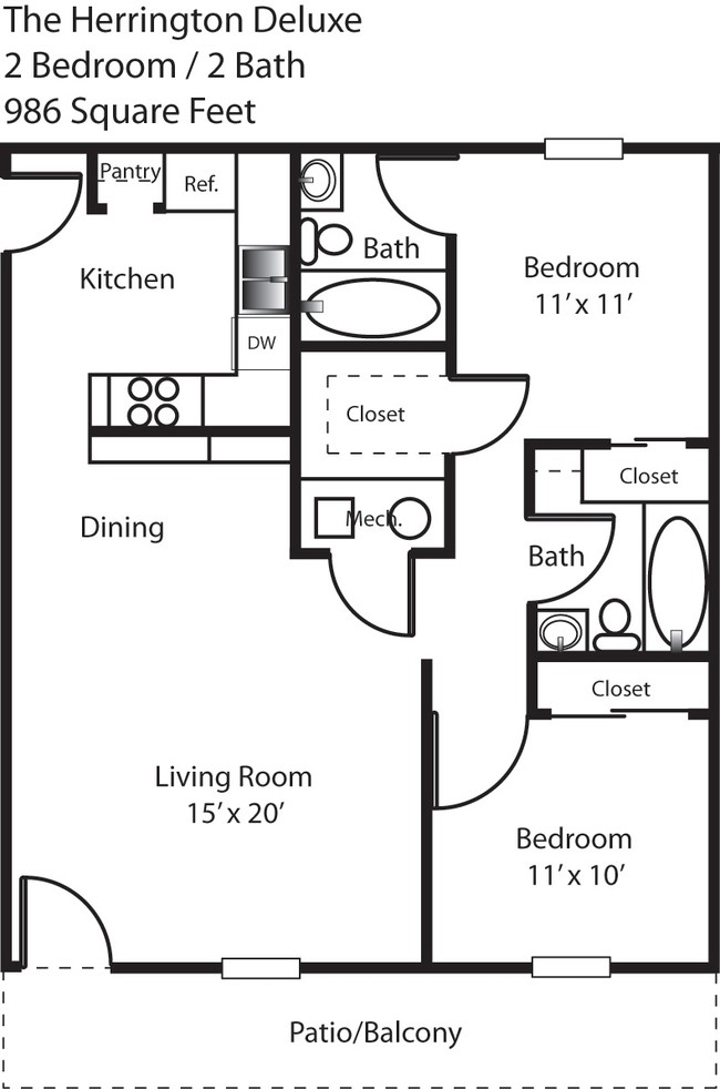 The Herrington Deluxe - Fountain Lake Villas