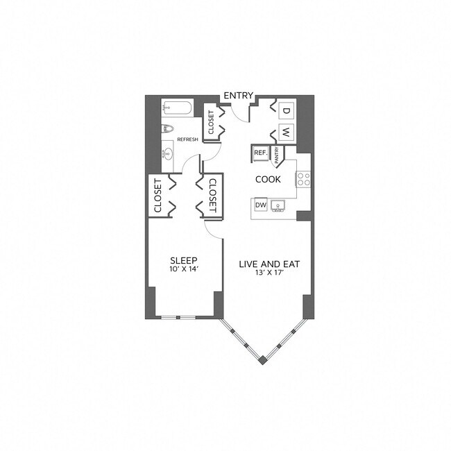 Floorplan - Left Bank