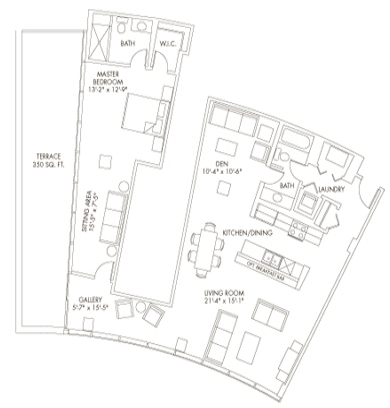 1BR/1BA - Grand Bend at Green Bay