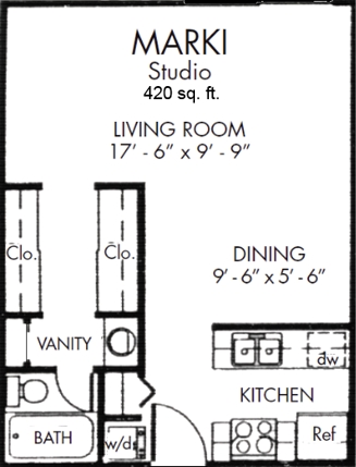 Floorplan - Fountains in the Green