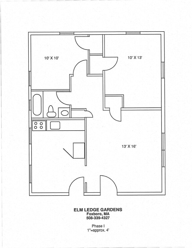 Floorplan - Elm Ledge Apartments