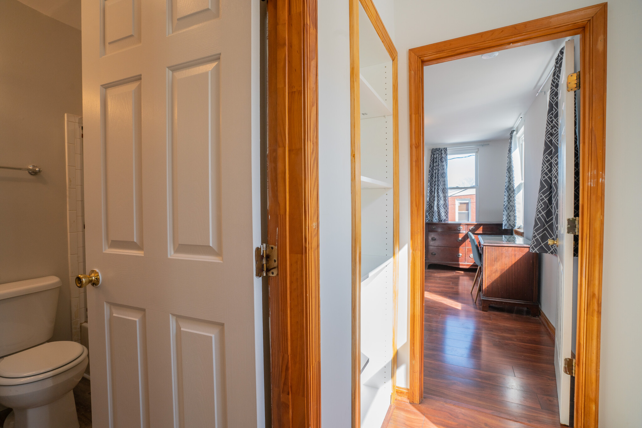 Second floor back bedroom private entryway - 505 North Washington Street