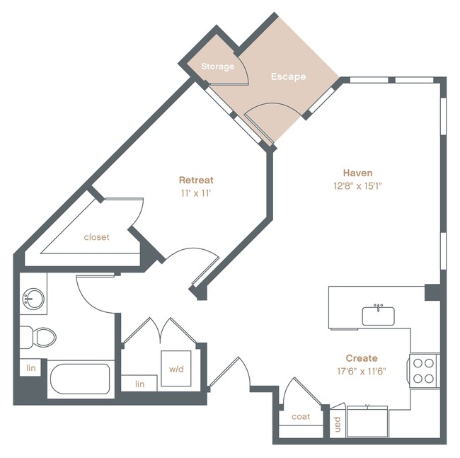 Floorplan - Alexan Downtown Danville