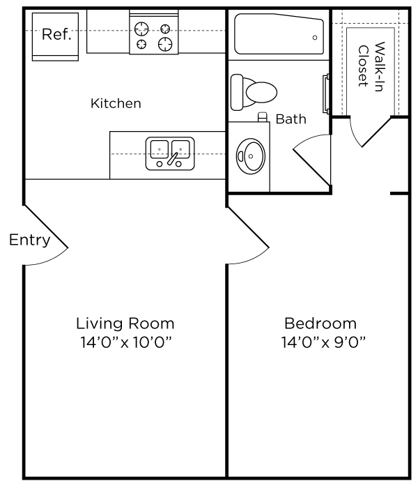 Floorplan - Alister Apartments