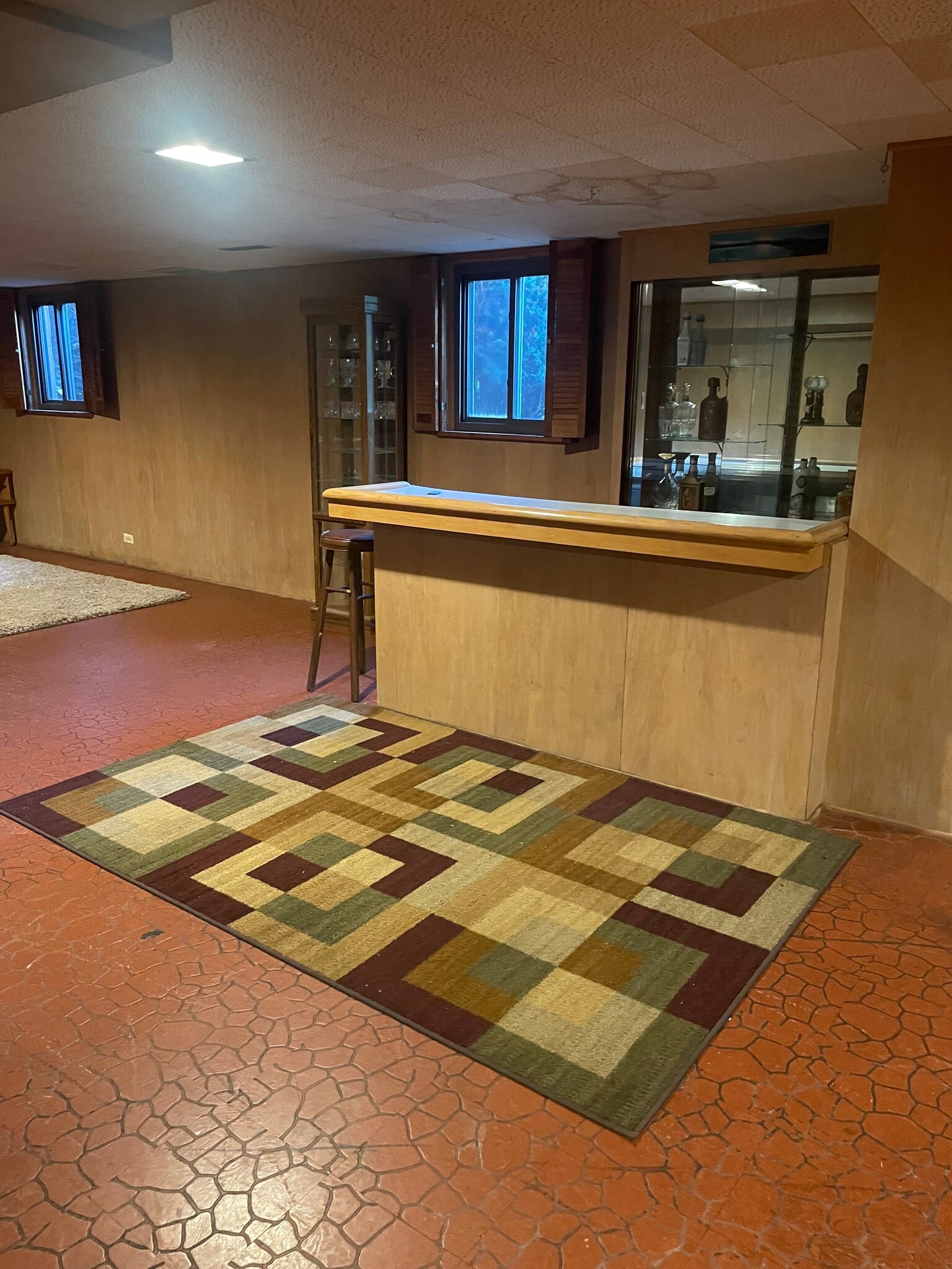basement area - 26332 N Il Route 59