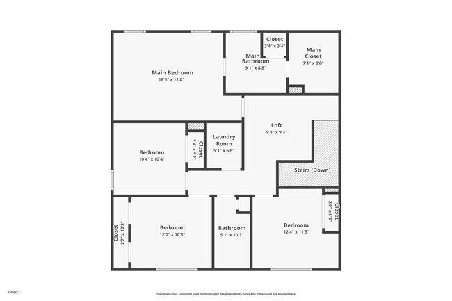 Guilford Upstairs Floor Plan - Mill Branch At Spring Hill