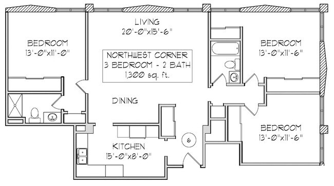 Floorplan - Shorewood East Apartments