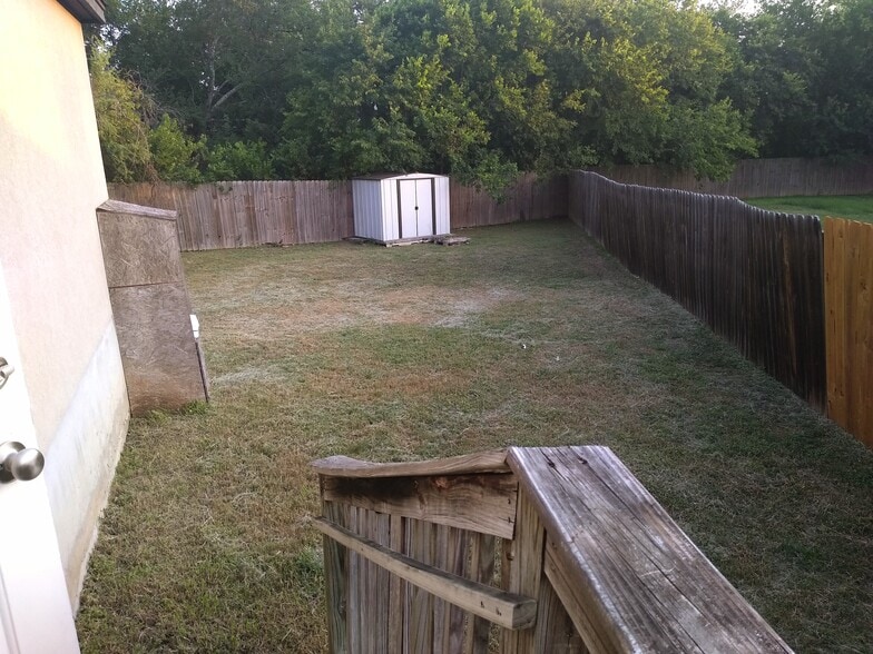 Backyard - 6306 Green Top Dr